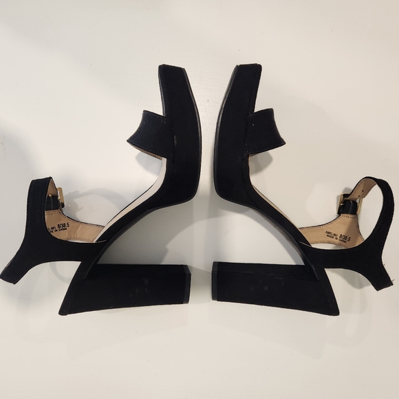 Chinese Laundry Black High Heel Sandals Size 8M - Picture 3 of 9